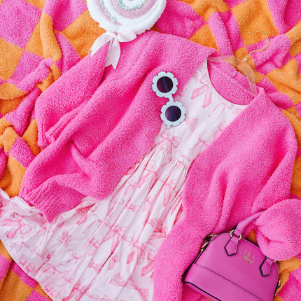 Hot Pink Girl's Crossbody Purse