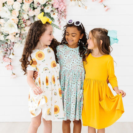 SALE Spring Snails S/S Pocket Twirl Dress