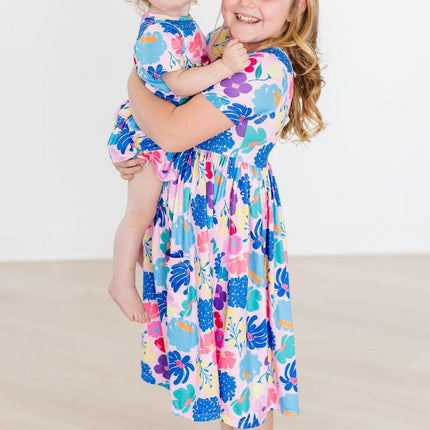 SALE Dahlia Dreams S/S Pocket Twirl Dress