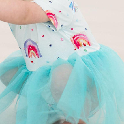 SALE Rainbow Grooves Tutu Bodysuit
