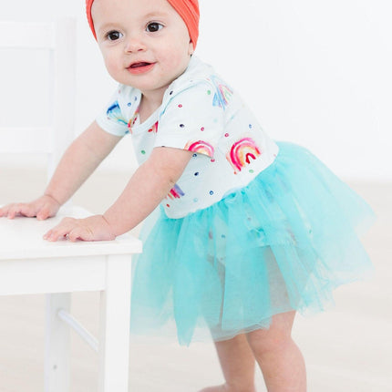 SALE Rainbow Grooves Tutu Bodysuit