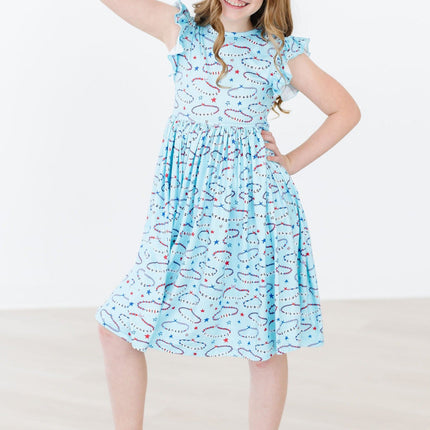 SALE Miss Americana (Mila's Version) Flutter Sleeve Twirl Dress