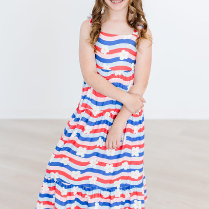 July Vibes Ruffle Maxi Dress