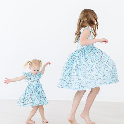 SALE Miss Americana (Mila's Version) Flutter Sleeve Twirl Dress