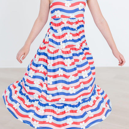 July Vibes Ruffle Maxi Dress