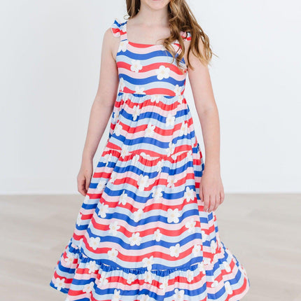 July Vibes Ruffle Maxi Dress