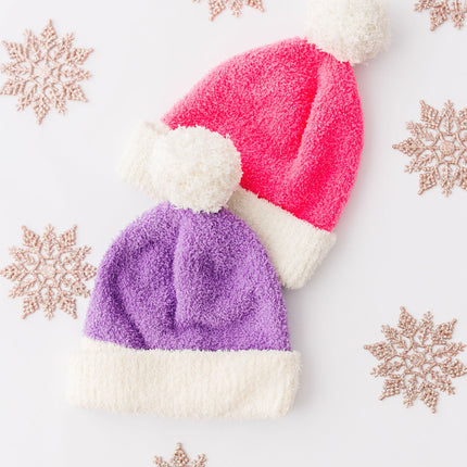 SALE Lilac/Coconut Cozy Pom Beanie