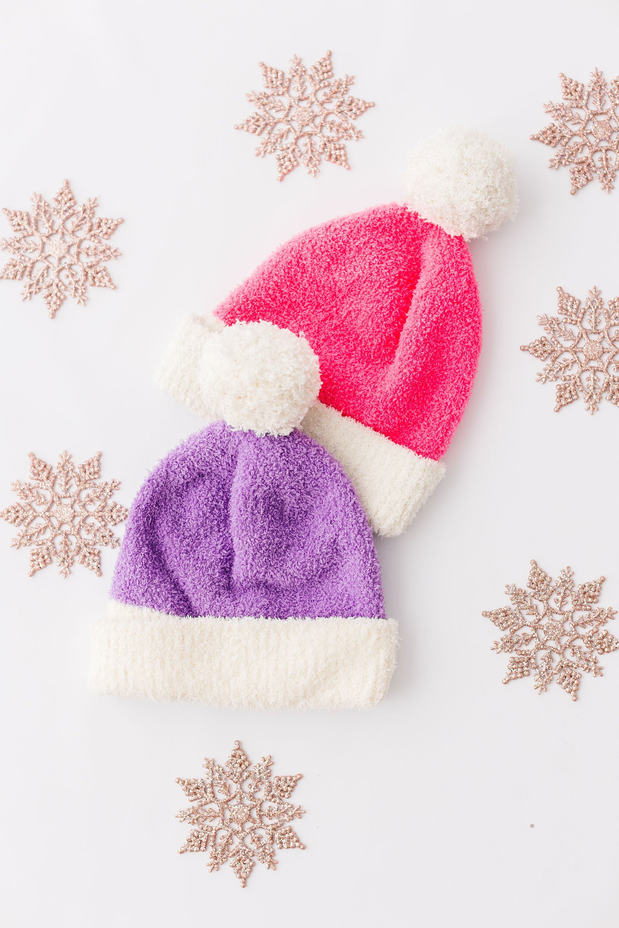 SALE Lilac/Coconut Cozy Pom Beanie