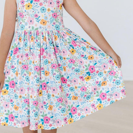 Sunshine Blooms Tank Twirl Dress
