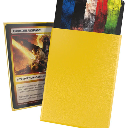 CORTEX SLEEVES MATTE STANDARD SIZE (100) - YELLOW