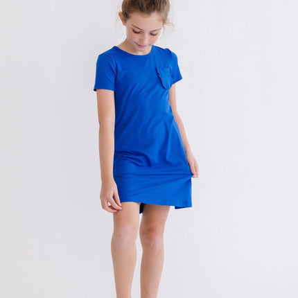 Royal Blue T-Shirt Dress