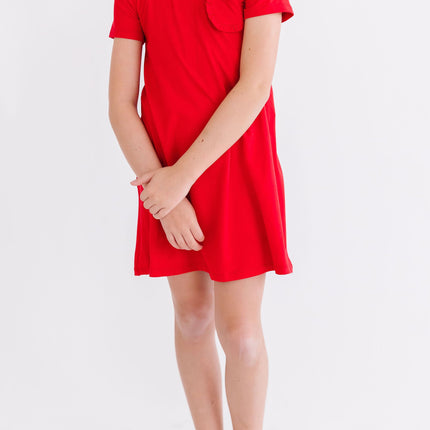 Red T-Shirt Dress