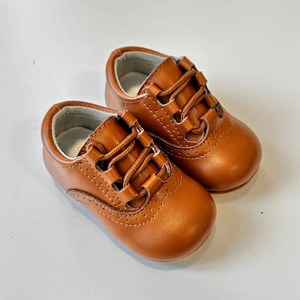 Alfie Lace-up Dress Shoe for Kids, Wide Toe Box