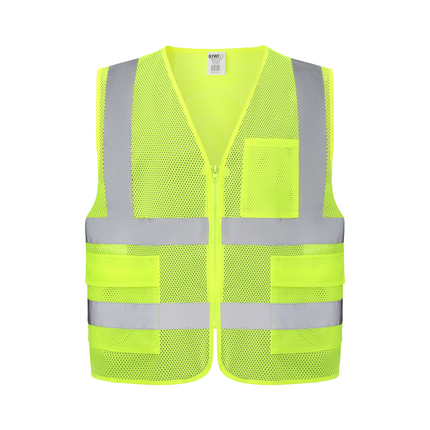 Kiwi High Visibility ANSI/ISEA 107-2020, Type R, Class 2 Dual Band Neon Safety Vest [70300]