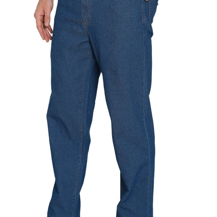 Men's Casual Elastic Waist Denim & Twill Pull on Jeans Pants