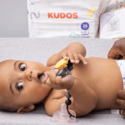 Diaper Box & Wipes Bundle | 100% Cotton-Lined TCF Diapers Size 1-6 | Kudos