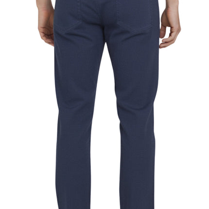 Men's Casual Elastic Waist Denim & Twill Pull on Jeans Pants