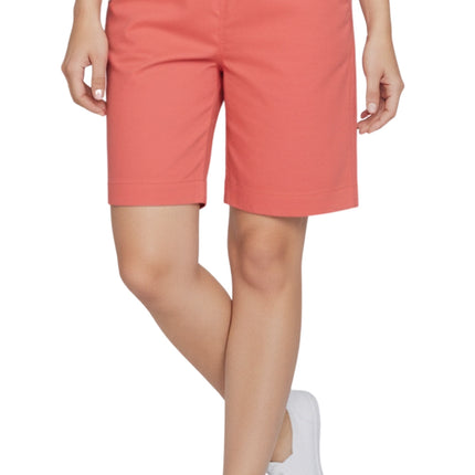 Women's Pull On Denim & Twill Shorts with stretch waist - No zipper or buttons
