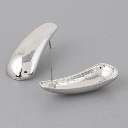 Shiny Abstract Drop Earrings