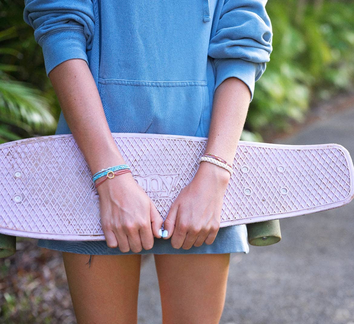 "Live" Hair Tie Bracelets