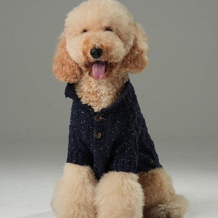 GLACIER PET SWEATER - NAVY