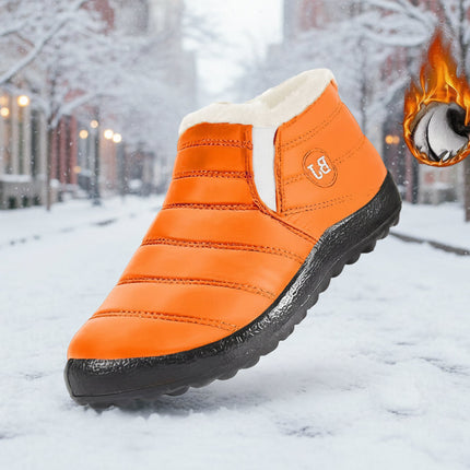 Women’s Warm Padded Lightweight Cotton Boots – Cozy Winter Non-Slip Outdoor Ankle Boots