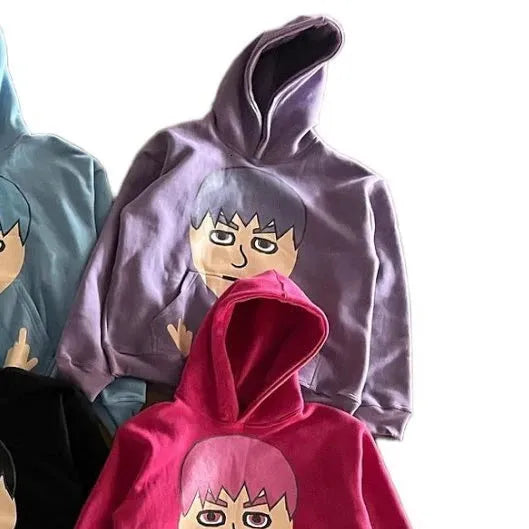 Mii Character Middle Finger Hoodie