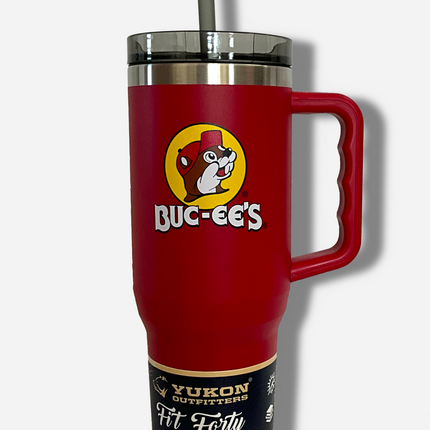 Buc-ee's Yukon Outfitters Red 40oz Tumbler
