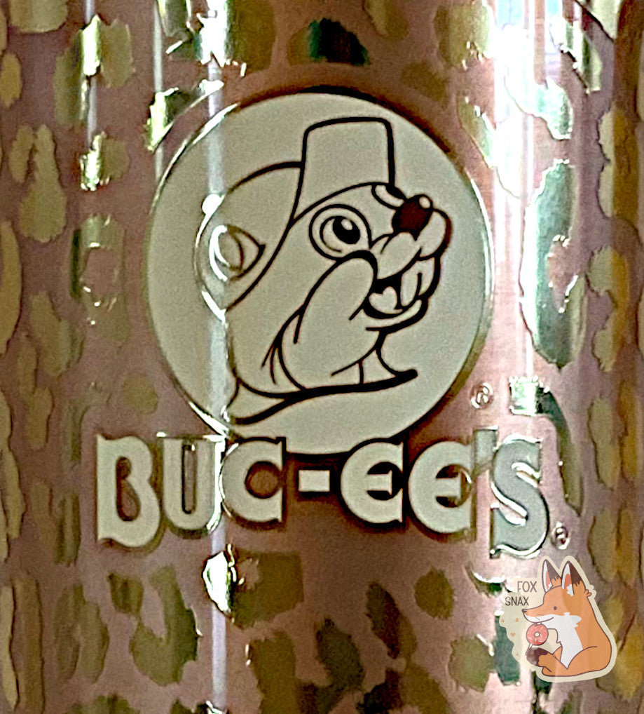 Buc-ee's Yukon Outfitters Gold Leopard Print 40oz Tumbler