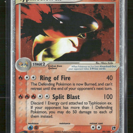 Sandstorm Typhlosion ex #99/100