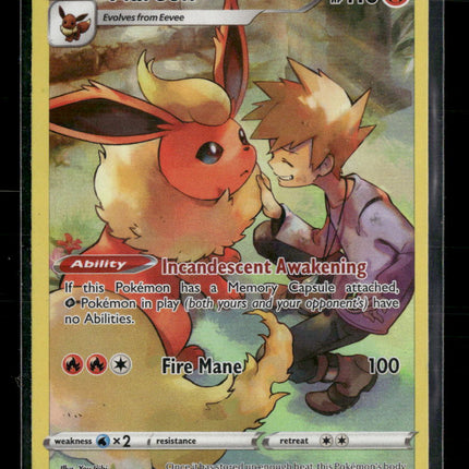 SWSH09: Brilliant Stars Trainer Gallery Flareon #TG01/TG30