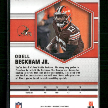 2020 Panini Mosaic Prizm Genesis Odell Beckham Jr. #54