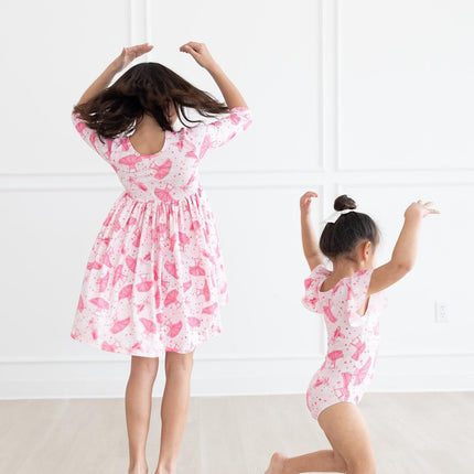 Pirouette S/S Flutter Sleeve Leotard