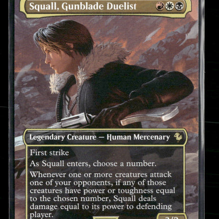 Commander: FINAL FANTASY Squall, Gunblade Duelist (Borderless) #453