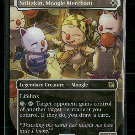 FINAL FANTASY Stiltzkin, Moogle Merchant (Borderless) (Chocobo Track Foil) #565