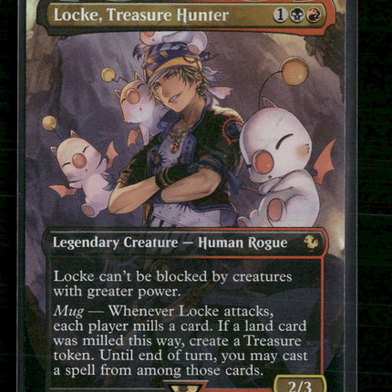 FINAL FANTASY Locke, Treasure Hunter (Borderless) (Chocobo Track Foil) #475