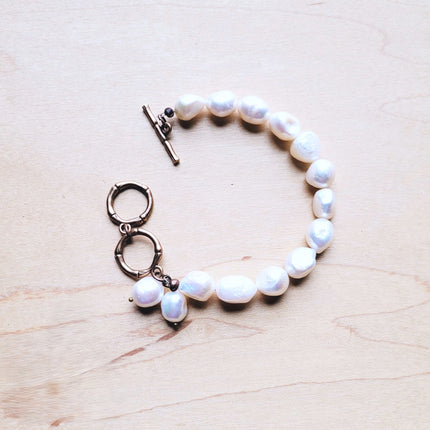 **Genuine Freshwater Potatoe Pearl Bracelet Collection 809f