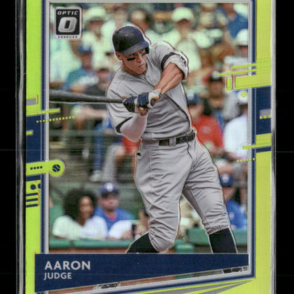 2020 Donruss Optic Lime Green Aaron Judge #130