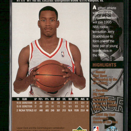 1996-97 Upper Deck Allen Iverson Rookie #91