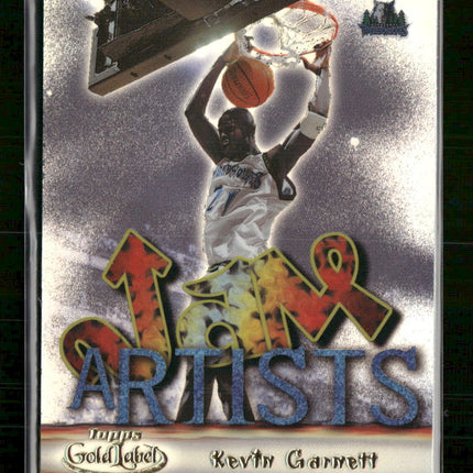 2000-01 Topps Gold Label Jam Artists Kevin Garnett #JA5