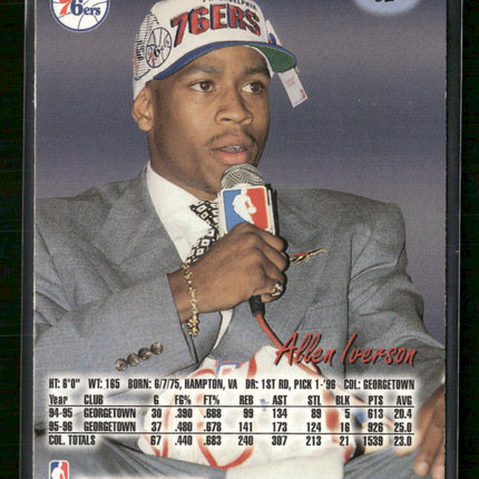 1996-97 Ultra Allen Iverson Rookie #82