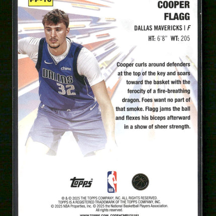 2025-26 Topps Power Players Cooper Flagg #PP-16
