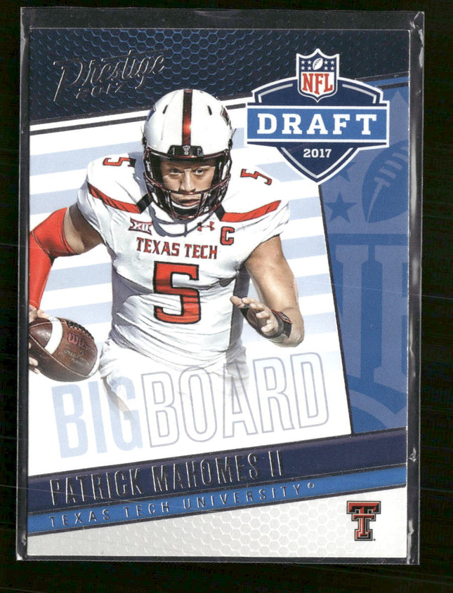 2017 Panini Prestige Draft Big Board Patrick Mahomes II #1