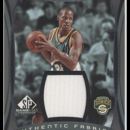 2004-05 SP Game Used Authentic Fabrics Ray Allen #AF-RA