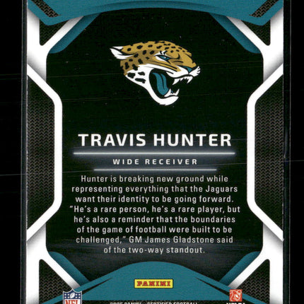 2025 Panini Certified Mirror Green #/25 Travis Hunter #CRK-THR