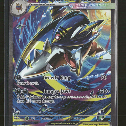 ME02: Phantasmal Flames Mega Sharpedo ex #127/094