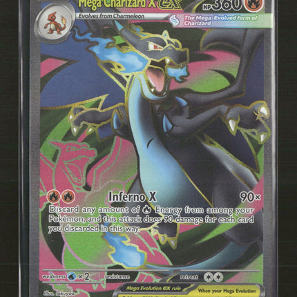 ME02: Phantasmal Flames Mega Charizard X ex #109/094