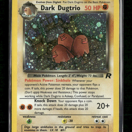 Team Rocket Dark Dugtrio (6) #06/82