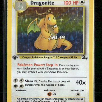 Fossil Dragonite (4) 1st Edition #04/62
