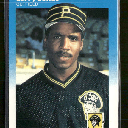 1987 Fleer Barry Bonds Rookie #604